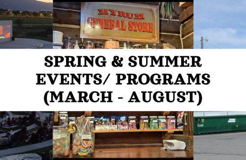 Spring & Summer Events/ Programs (March - August)