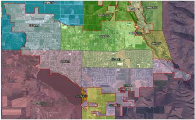 Hyrum City Voting Precinct Map 2025