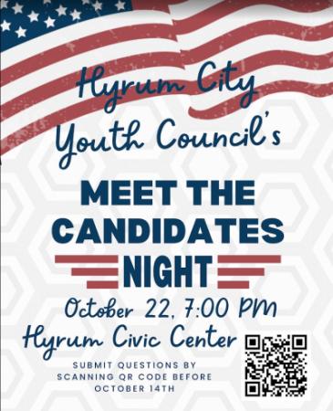 Candidates Night 2025 Flyer
