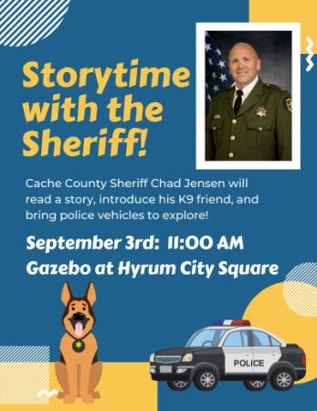 story time with the sheriff