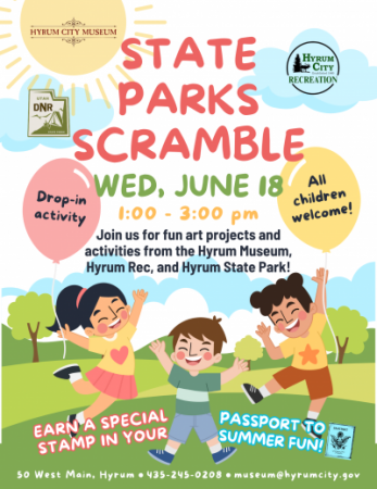 State Parks Scramble: June 18, 1pm-3pm