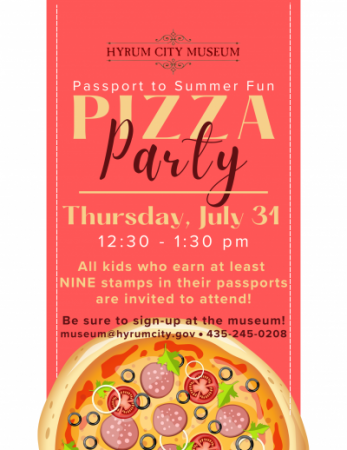 Passport Pizza Party July 31