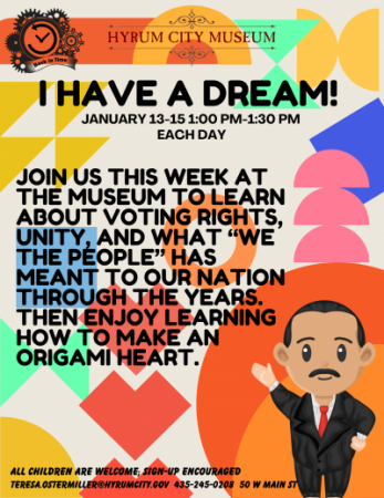 Back-in-Time: January 13, 14, & 15 at 1pm