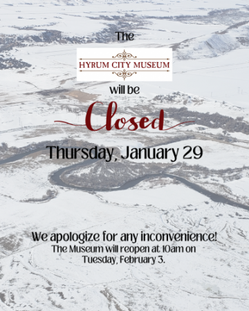 Museum Closed January 29