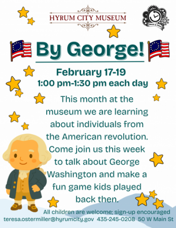 Back-in-Time: February 17, 18, & 19 at 1pm