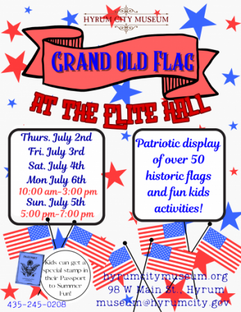 Grand Old Flag @ Elite Hall: July 2-6 Grand Old Flag @ Elite Hall: July 2-6