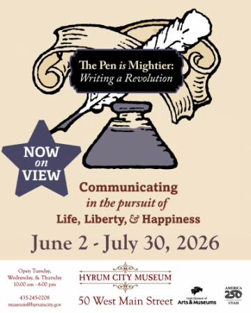 The Pen Is Mightier, on display through July 30!