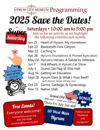 2025 Super Saturdays