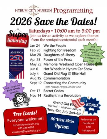 2026 Super Saturday Programming